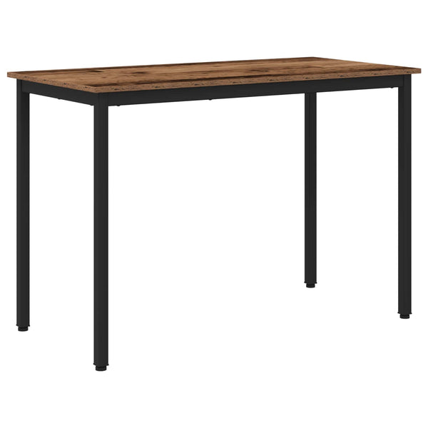 Ruokapöydät 110 x 55 x 75 cm Tekninen puu Vanha puu Suorakaide