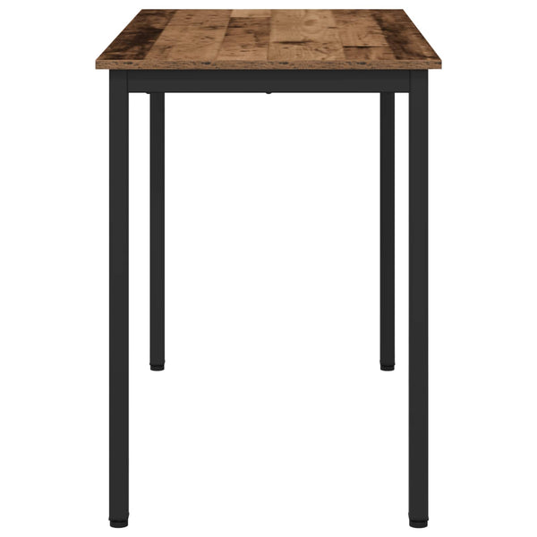 Ruokapöydät 110 x 55 x 75 cm Tekninen puu Vanha puu Suorakaide