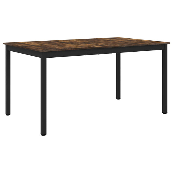 Ruokapöydät 150 x 90 x 75 cm Tekninen puu Savutammi Suorakaide