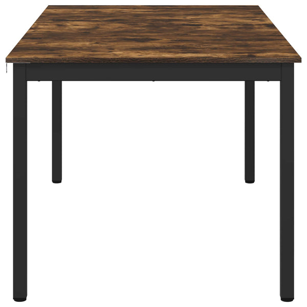Ruokapöydät 150 x 90 x 75 cm Tekninen puu Savutammi Suorakaide
