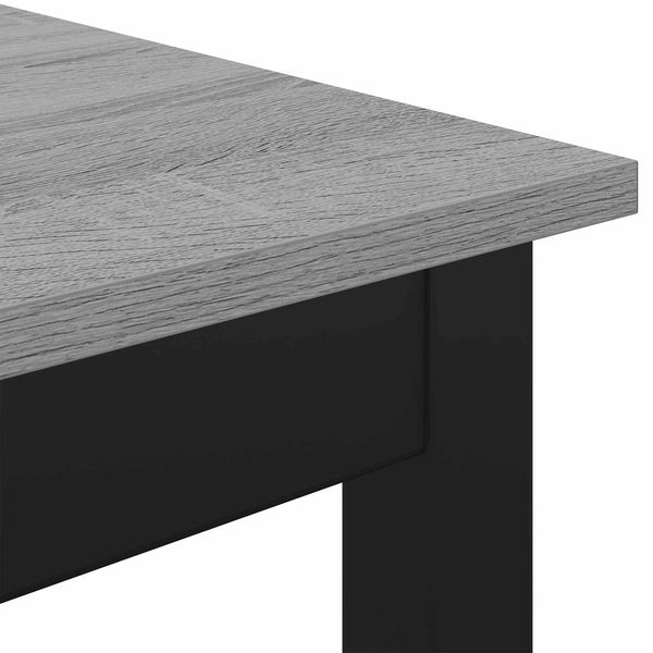 Ruokapöydät 150 x 90 x 75 cm Tekninen puu Harmaa Sonoma