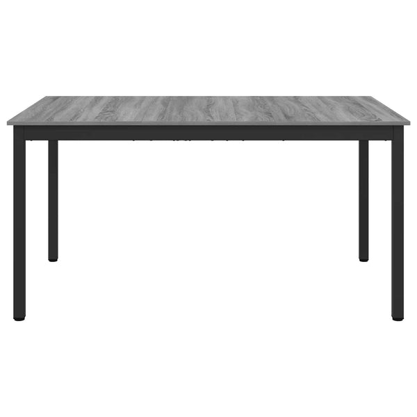 Ruokapöydät 150 x 90 x 75 cm Tekninen puu Harmaa Sonoma