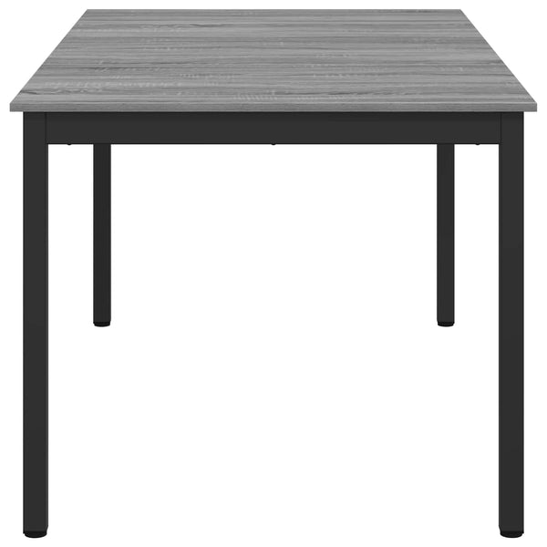 Ruokapöydät 150 x 90 x 75 cm Tekninen puu Harmaa Sonoma