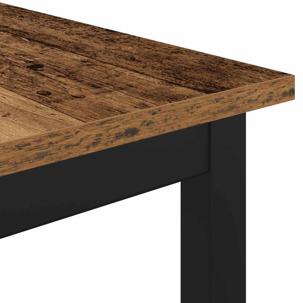 Ruokapöydät 150 x 90 x 75 cm Tekninen puu Vanha puu Suorakaide