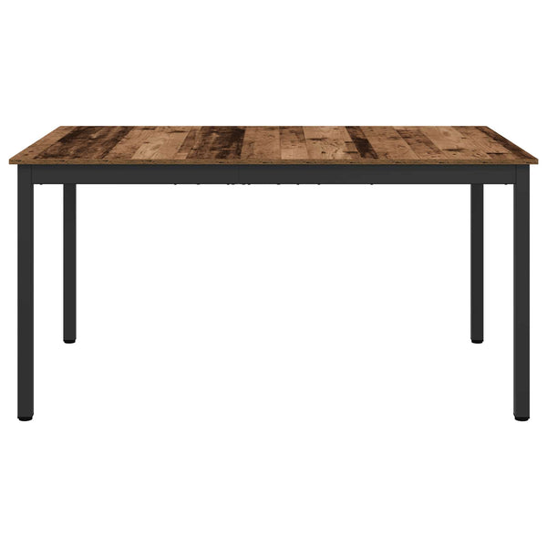 Ruokapöydät 150 x 90 x 75 cm Tekninen puu Vanha puu Suorakaide