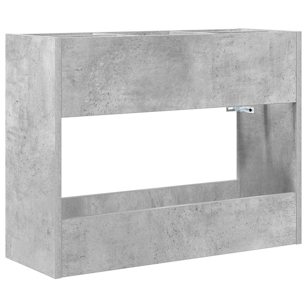 Aurinkovarjojalusta Betoni Harmaa 65 x 24 x 50 cm Tekninen puu