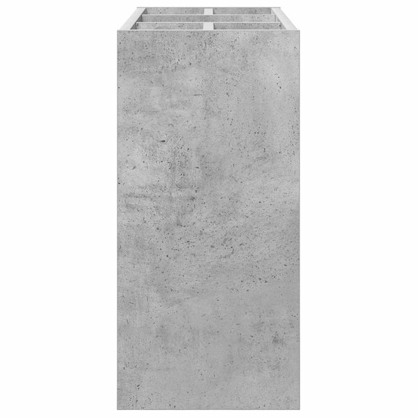 Aurinkovarjojalusta Betoni Harmaa 65 x 24 x 50 cm Tekninen puu