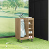 Golfsäilytin pyörällä Yksivärinen Artisan tammi 65 x 45 x 98 cm