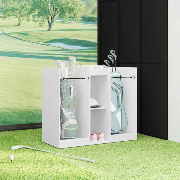 Golfsäilytin Yksivärinen Valkoinen 102 x 45 x 85,5 cm