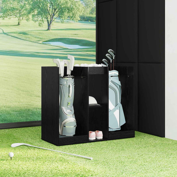 Golfsäilytin Yksivärinen Musta tammi. 102 x 45 x 85,5 cm