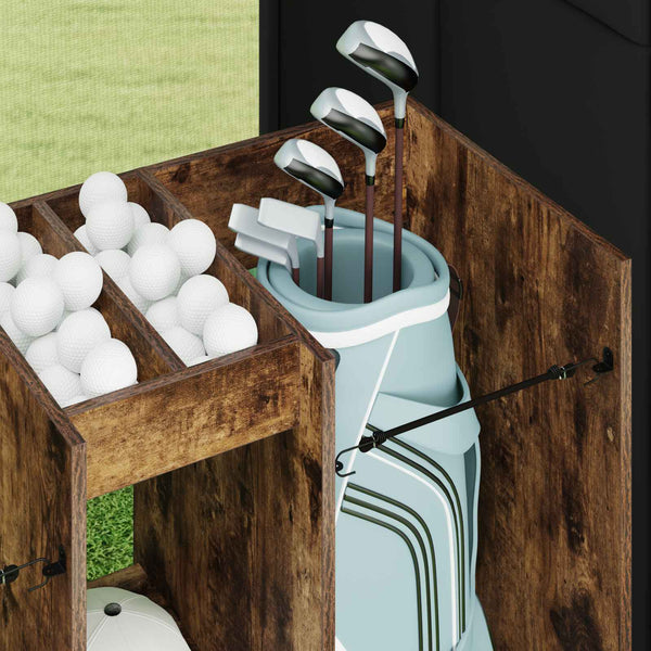 Golfsäilytin Savutammi 102 x 45 x 85,5 cm Tekninen puu