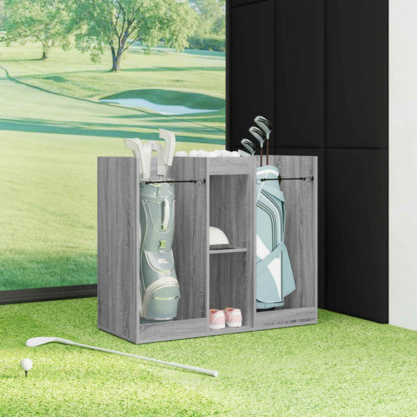 Golfsäilytin Yksivärinen Harmaa Sonoma 102 x 45 x 85,5 cm