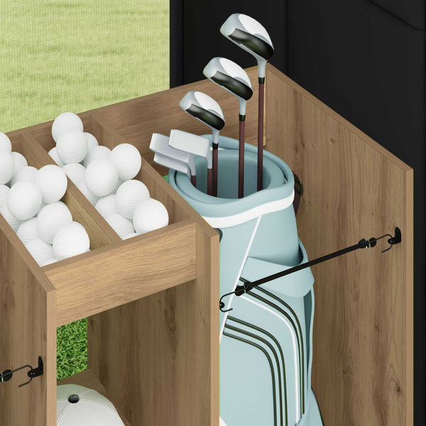 Golfsäilytin Yksivärinen Artisan tammi 102 x 45 x 85,5 cm