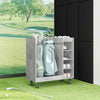 Golfsäilytin Betoninharmaa 90 x 45 x 98 cm Engineered Wood