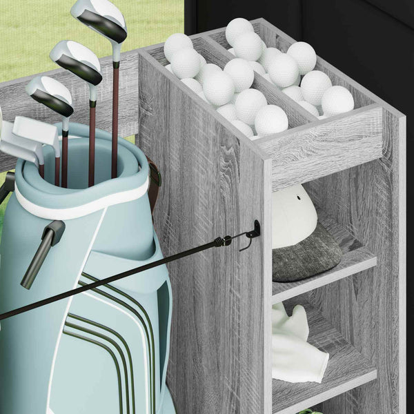 Golfsäilytin Harmaa Sonoma 90 x 45 x 98 cm Tekninen puu