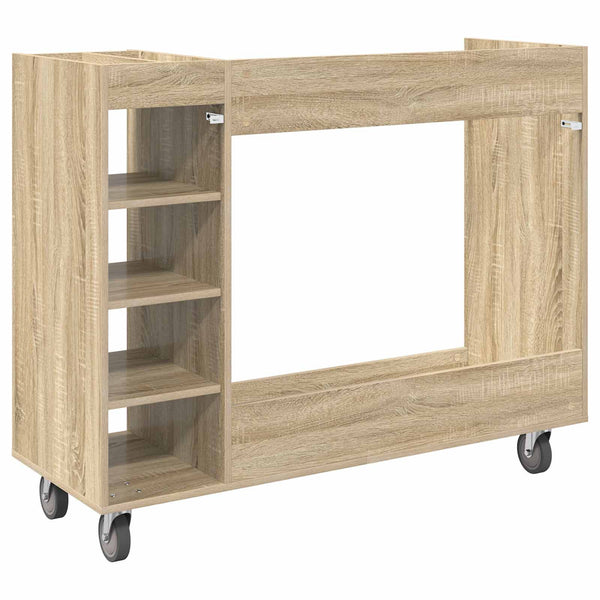Golfsäilytin Sonoma-tammi 120 x 45 x 98 cm Engineered Wood