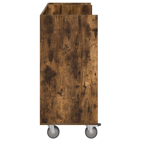 Golfsäilytin pyörällä Savutammi 120 x 45 x 98 cm Tekninen puu