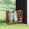 Golfsäilytin pyörällä Yksivärinen Vanha puu 120 x 45 x 98 cm