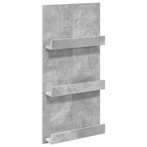 Lehtiteline Betoni Harmaa 51 x 11 x 102 cm Tekninen puu