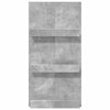 Lehtiteline Betoni Harmaa 51 x 11 x 102 cm Tekninen puu