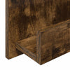 Lehtiteline hyllyllä Savupähkinä 51 x 11 x 102 cm Tekninen puu
