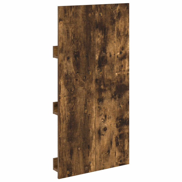 Lehtiteline hyllyllä Savupähkinä 51 x 11 x 102 cm Tekninen puu