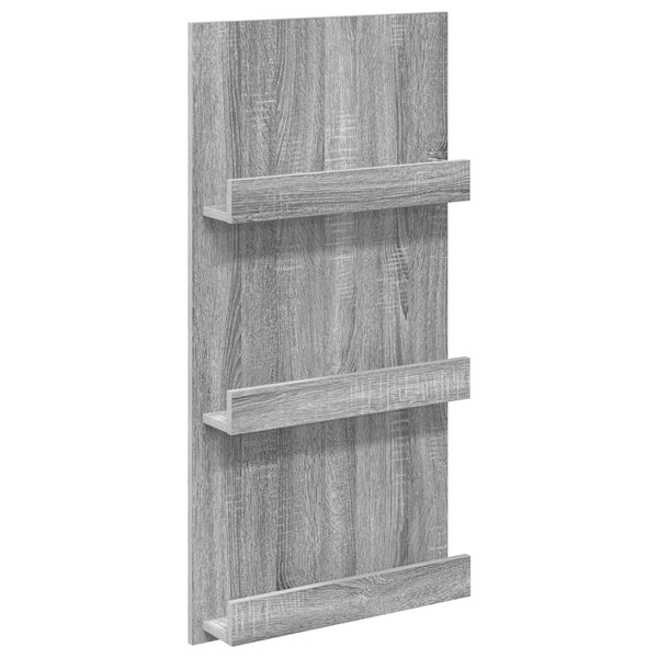 Lehtiteline Harmaa Sonoma 51 x 11 x 102 cm Tekninen puu