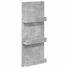 Lehtiteline Betoni Harmaa 43 x 11 x 102 cm Tekninen puu