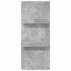 Lehtiteline Betoni Harmaa 43 x 11 x 102 cm Tekninen puu