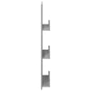 Lehtiteline Harmaa Sonoma 43 x 11 x 102 cm Tekninen puu