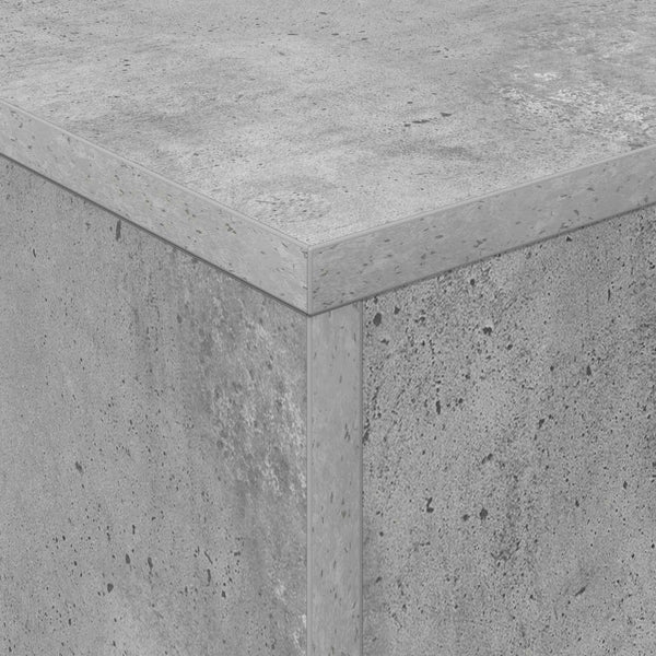 Lehtiteline Betoni Harmaa 70 x 41 x 156 cm Tekninen puu