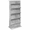 Lehtiteline Betoni Harmaa 70 x 41 x 156 cm Tekninen puu