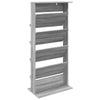 Lehtiteline Harmaa Sonoma 70 x 41 x 156 cm Tekninen puu