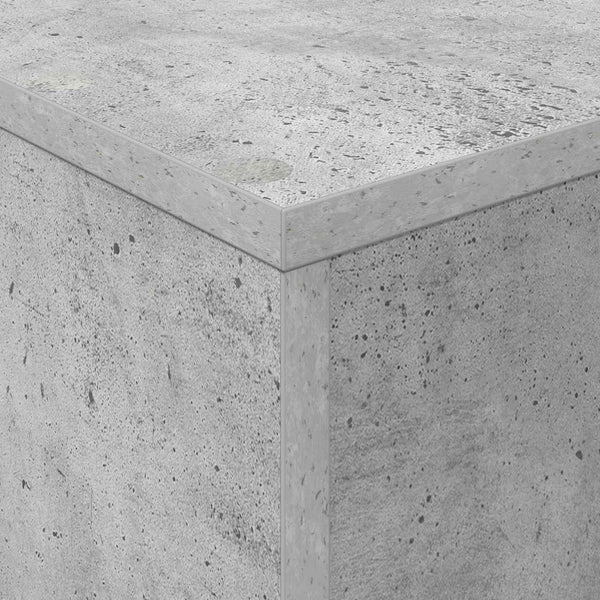 Lehtiteline Betoni Harmaa 70 x 41 x 126 cm Tekninen puu