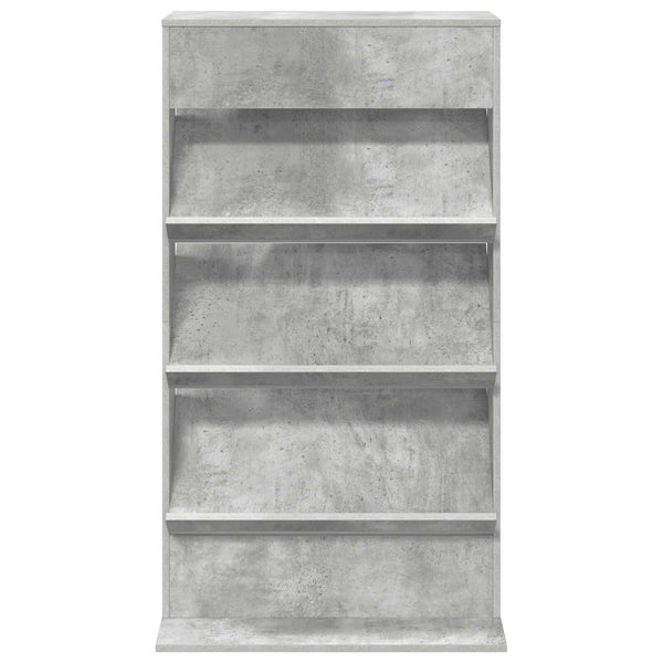 Lehtiteline Betoni Harmaa 70 x 41 x 126 cm Tekninen puu