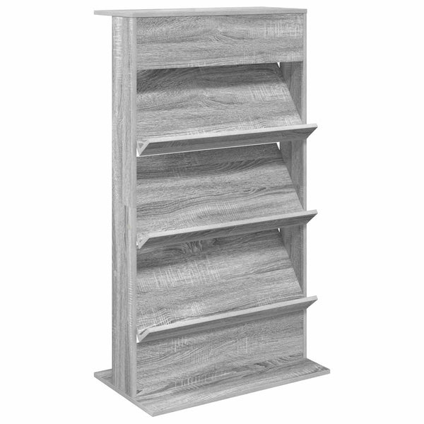 Lehtiteline Harmaa Sonoma 70 x 41 x 126 cm Tekninen puu