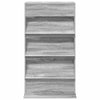 Lehtiteline Harmaa Sonoma 70 x 41 x 126 cm Tekninen puu