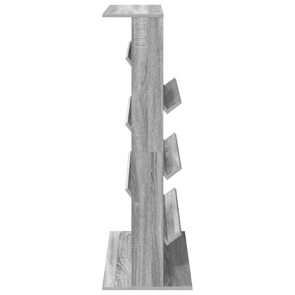 Lehtiteline Harmaa Sonoma 70 x 41 x 126 cm Tekninen puu