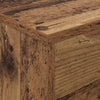 Lehtiteline Vanha puu 70 x 41 x 126 cm Tekninen puu