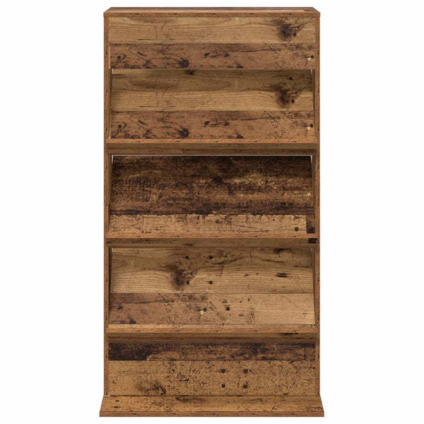 Lehtiteline Vanha puu 70 x 41 x 126 cm Tekninen puu