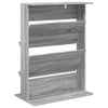 Lehtiteline Harmaa Sonoma 70 x 41 x 96 cm Tekninen puu