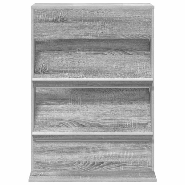 Lehtiteline Harmaa Sonoma 70 x 41 x 96 cm Tekninen puu