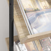 Lehtiteline Sonoman tammi 68 x 40 x 123.5 cm Tekninen puu