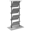 Lehtiteline Harmaa Sonoma 68 x 40 x 123.5 cm Tekninen puu