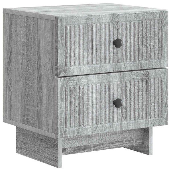 Yöpöytäkaappi Harmaa sonoma 43 x 34,5 x 47,5 cm Tekninen puu