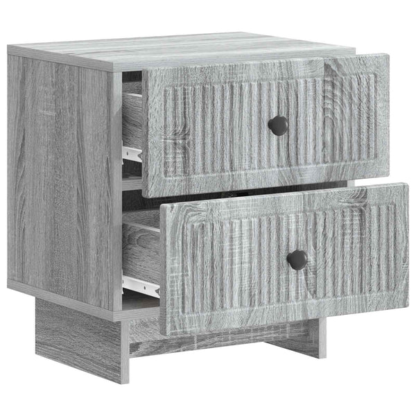 Yöpöytäkaappi Harmaa sonoma 43 x 34,5 x 47,5 cm Tekninen puu