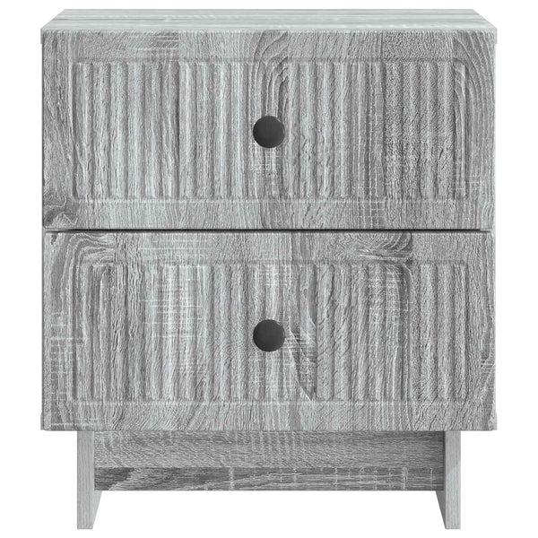 Yöpöytäkaappi Harmaa sonoma 43 x 34,5 x 47,5 cm Tekninen puu