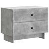 Yöpöytäkaappi Betoninharmaa 62 x 34,5 x 47,5 cm Tekninen puu