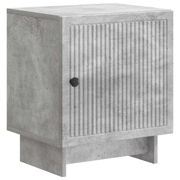 Yöpöytäkaappi 2 kpl Betoninharmaa 43 x 34,5 x 50 cm