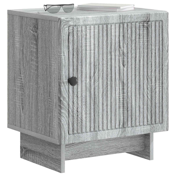Yöpöytäkaappi Harmaa sonoma 43 x 34,5 x 50 cm Tekninen puu